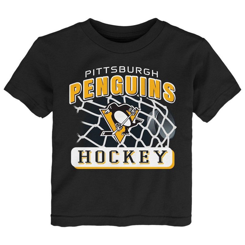 slide 1 of 1, NHL Pittsburgh Penguins Toddler Boys' Short Sleeve T-Shirt - 4T, 1 ct