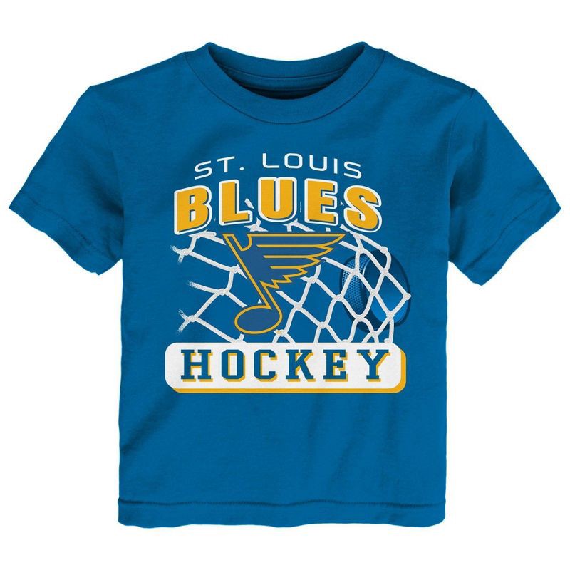 slide 1 of 1, NHL St. Louis Blues Toddler Boys' Short Sleeve T-Shirt - 4T, 1 ct