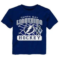 NHL Tampa Bay Lightning Toddler Boys' Short Sleeve T-Shirt - 3T
