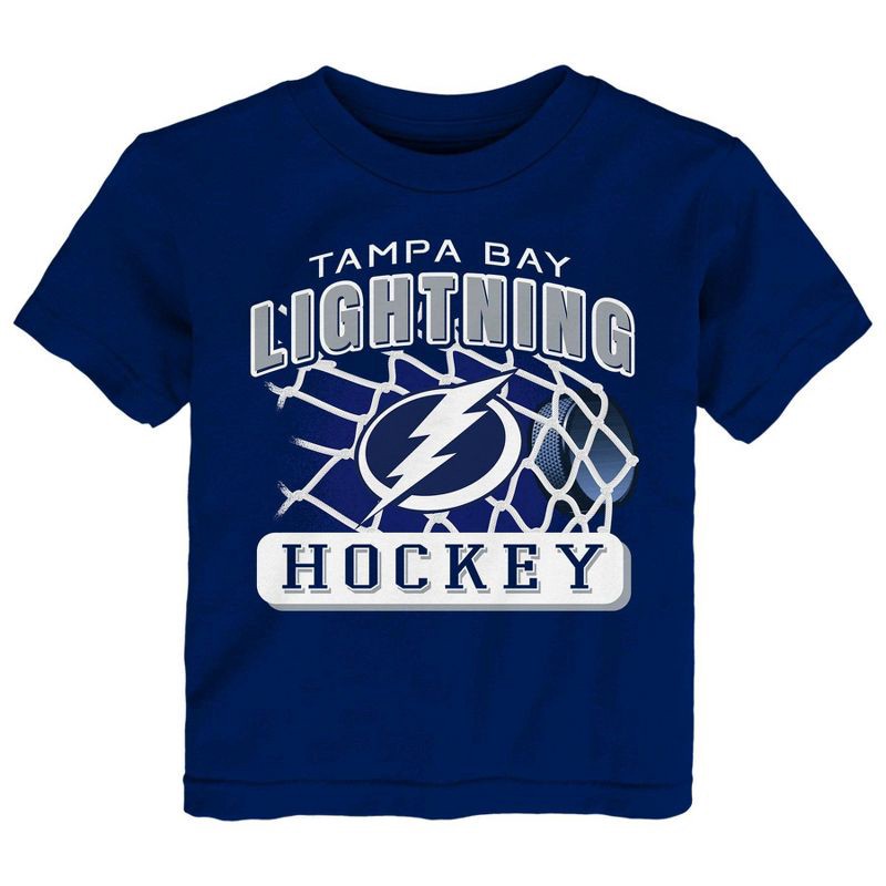 slide 1 of 1, NHL Tampa Bay Lightning Toddler Boys' Short Sleeve T-Shirt - 4T, 1 ct