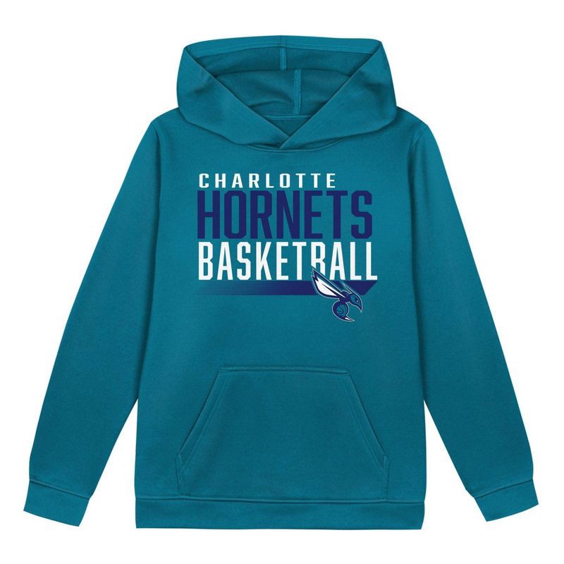 slide 1 of 1, NBA Charlotte Hornets Kids' Performance Hoodie - XL, 1 ct