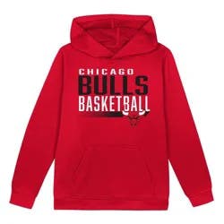 NBA Chicago Bulls Kids' Performance Hoodie - XS