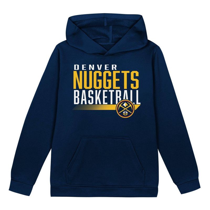 slide 1 of 1, NBA Denver Nuggets Kids' Performance Hoodie - XL, 1 ct