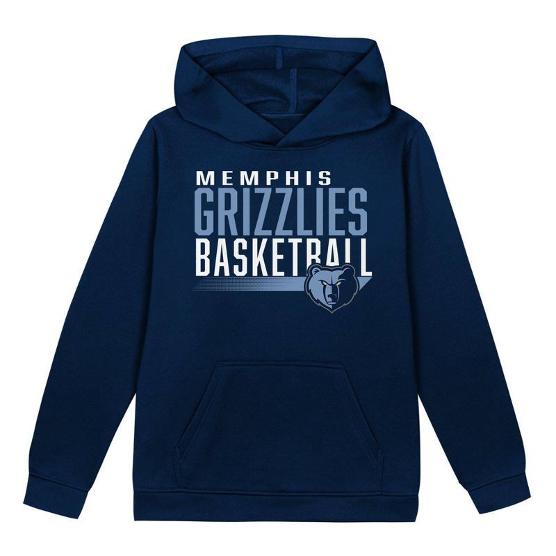 slide 1 of 1, NBA Memphis Grizzlies Kids' Performance Hoodie - L, 1 ct