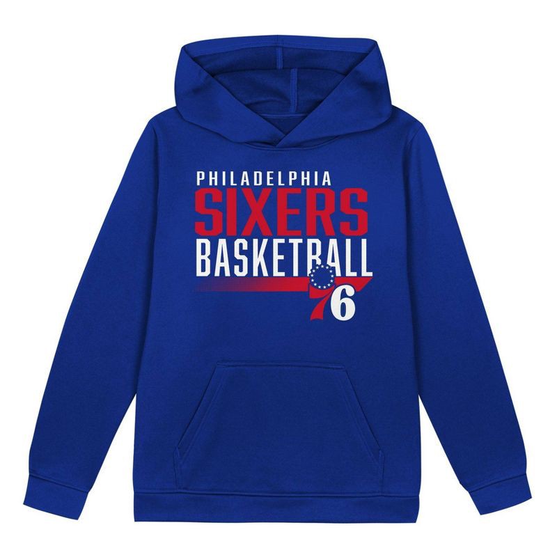 slide 1 of 1, NBA Philadelphia 76ers Kids' Performance Hoodie - S, 1 ct