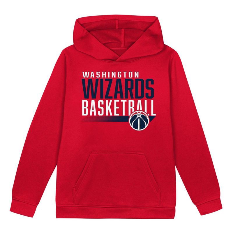 slide 1 of 1, NBA Washington Wizards Kids' Performance Hoodie - M, 1 ct