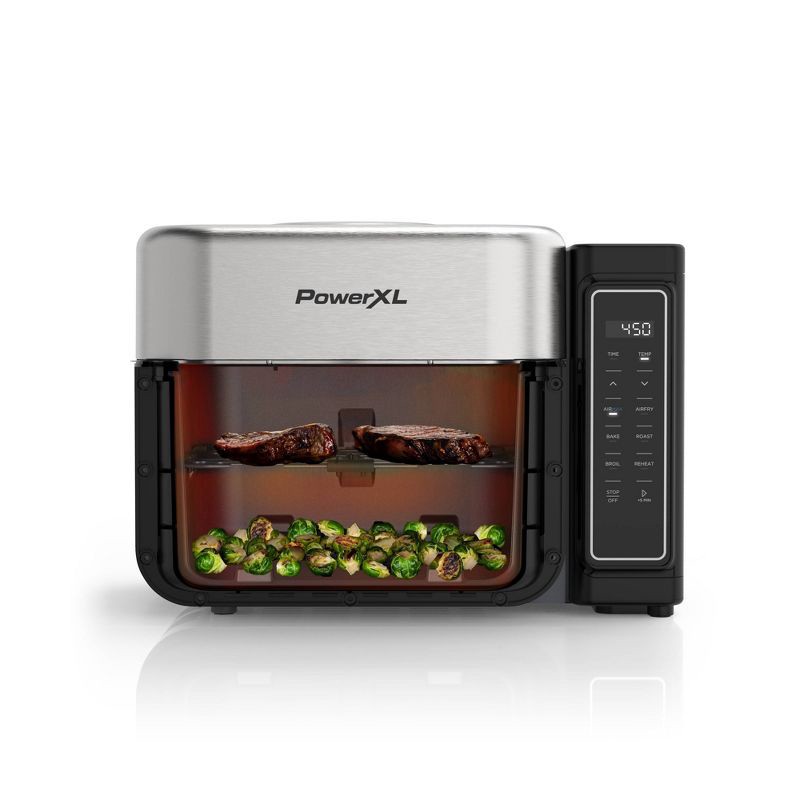slide 2 of 6, PowerXL 8qt Air Max Air Fryer, 8 qt