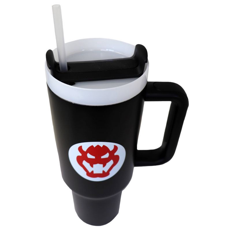 slide 3 of 3, Nintendo Stainless Steel 40oz Bowser Tumbler, 40 oz