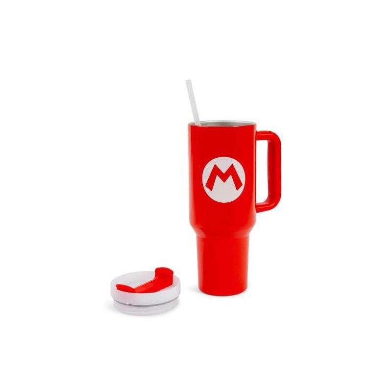 slide 2 of 3, Nintendo Stainless Steel 40oz Mario Tumbler, 40 oz