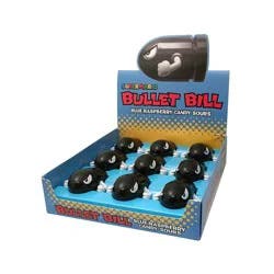 Super Mario Nintendo Bullet Bill Tin Candy