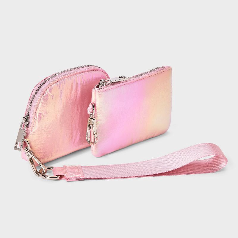 slide 2 of 6, Girls' Wristlet Pouch - art class™ Pink, 1 ct