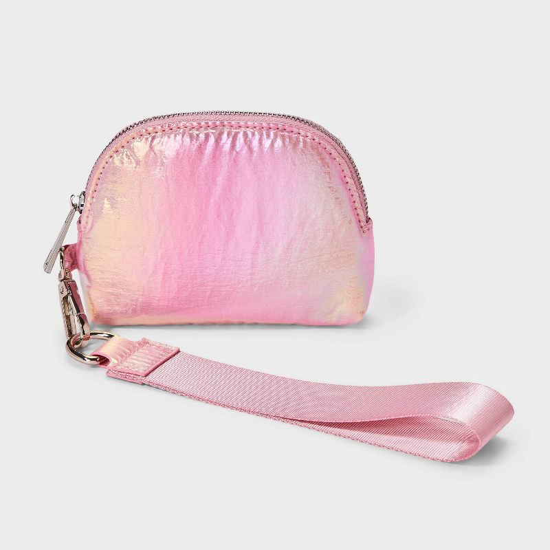 slide 3 of 6, Girls' Wristlet Pouch - art class™ Pink, 1 ct