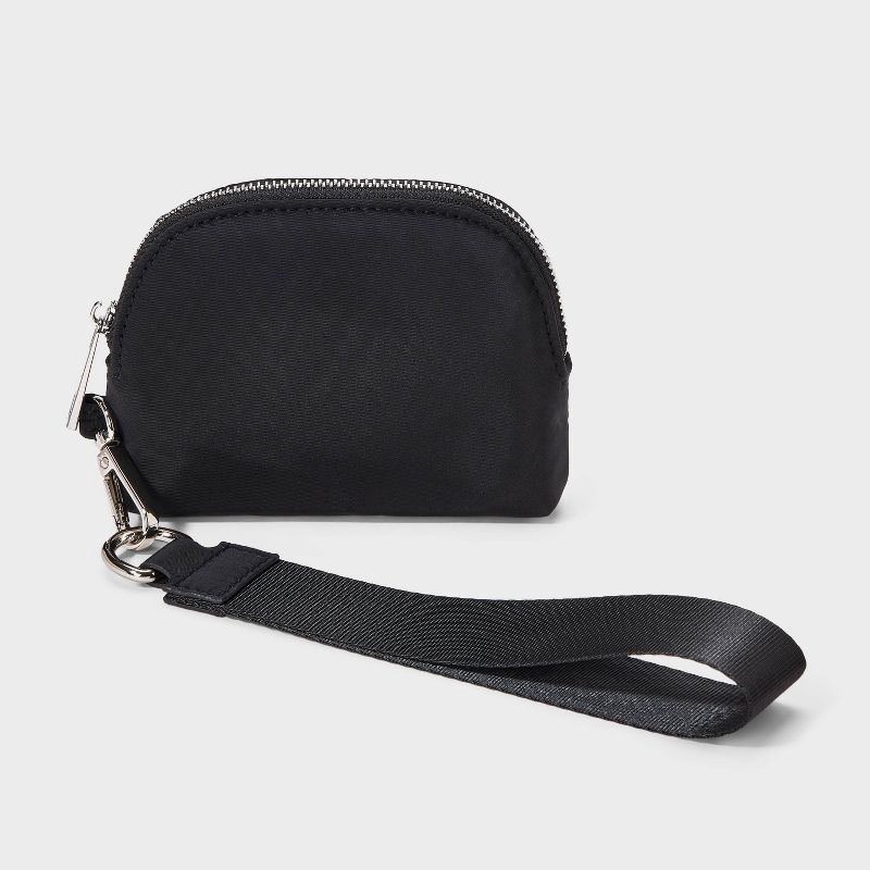 slide 3 of 6, Girls' Wristlet Pouch - art class™ Black, 1 ct