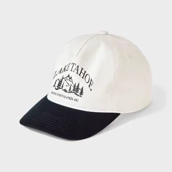 Boys' Lake Tahoe Baseball Hat - Black/Cream