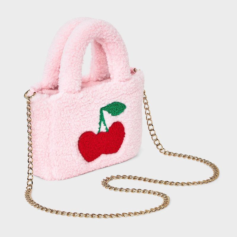 slide 2 of 4, Girls' Valentines Day Crossbody Bag - Cat & Jack™ Pink, 1 ct