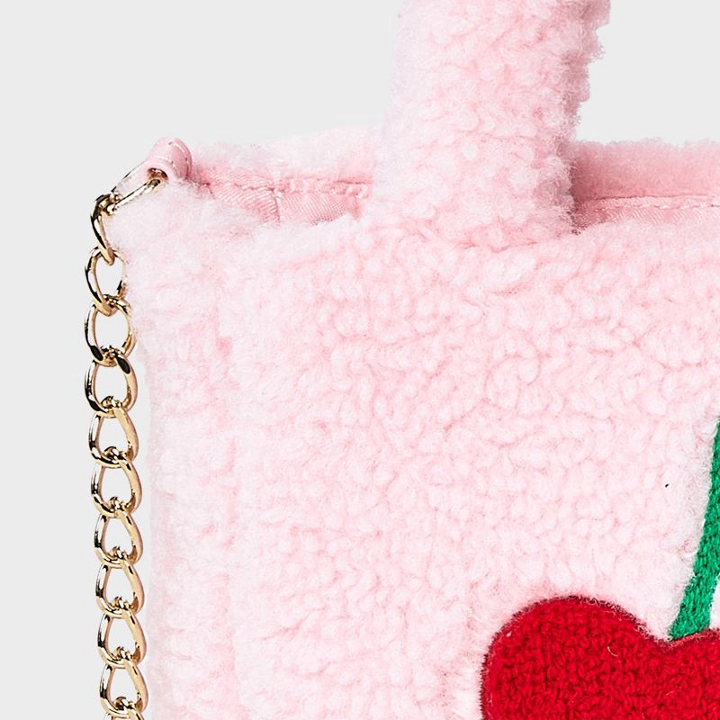 slide 4 of 4, Girls' Valentines Day Crossbody Bag - Cat & Jack™ Pink, 1 ct