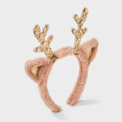 Girls&#x27; Holiday Reindeer Headband - Cat &amp; Jack™