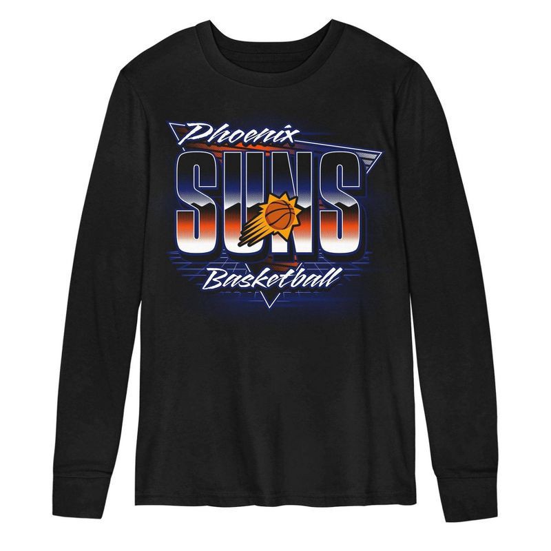 slide 2 of 3, NBA Phoenix Suns Kids' Black Long Sleeve T-Shirt - L, 1 ct