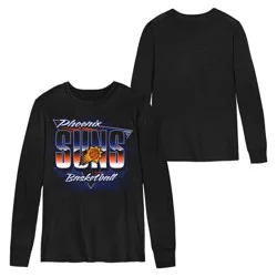 NBA Phoenix Suns Kids' Black Long Sleeve T-Shirt - L