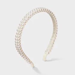 Girls' Pearl Headband - art class™ Ivory
