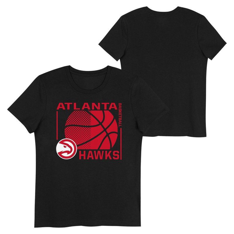 slide 1 of 2, NBA Atlanta Hawks Kids' Short Sleeve Crewneck T-Shirt - M, 1 ct