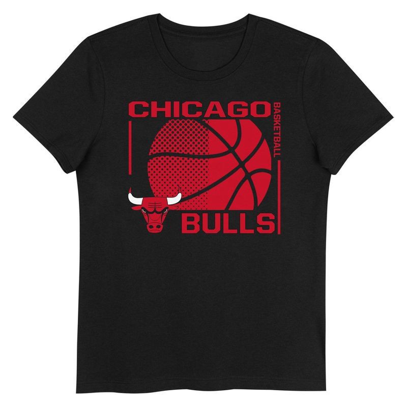 slide 2 of 3, NBA Chicago Bulls Kids' Short Sleeve Crewneck T-Shirt - L, 1 ct