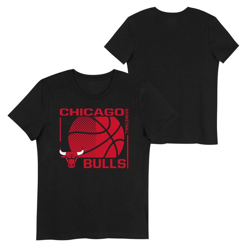 slide 1 of 3, NBA Chicago Bulls Kids' Short Sleeve Crewneck T-Shirt - XL, 1 ct