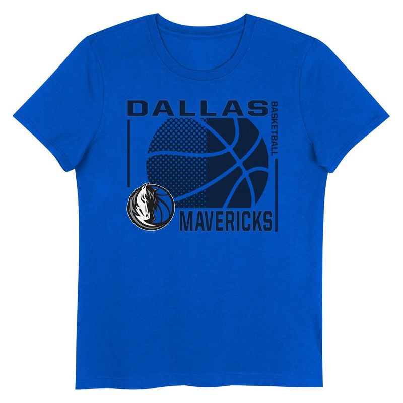 slide 2 of 3, NBA Dallas Mavericks Kids' Short Sleeve Crewneck T-Shirt - S, 1 ct