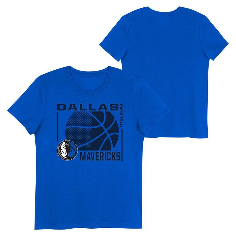 slide 1 of 3, NBA Dallas Mavericks Kids' Short Sleeve Crewneck T-Shirt - M, 1 ct