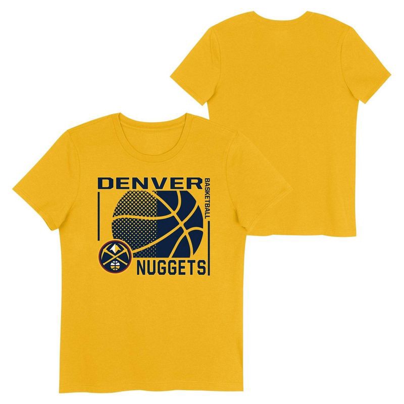 slide 1 of 3, NBA Denver Nuggets Kids' Short Sleeve Crewneck T-Shirt - L, 1 ct
