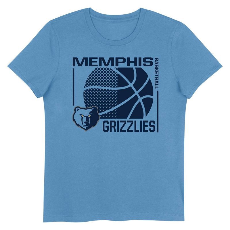 slide 2 of 3, NBA Memphis Grizzlies Kids' Short Sleeve Crewneck T-Shirt - S, 1 ct