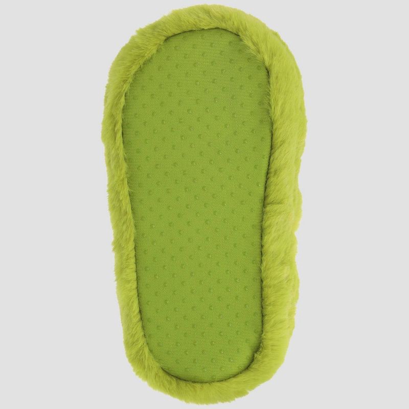slide 4 of 6, The Grinch Toddler Slide Slippers - Green 5T-6T, 1 ct
