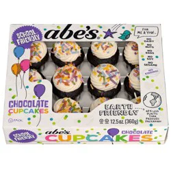 abe's Chocolate Mini Cupcakes - 12.5oz/12ct