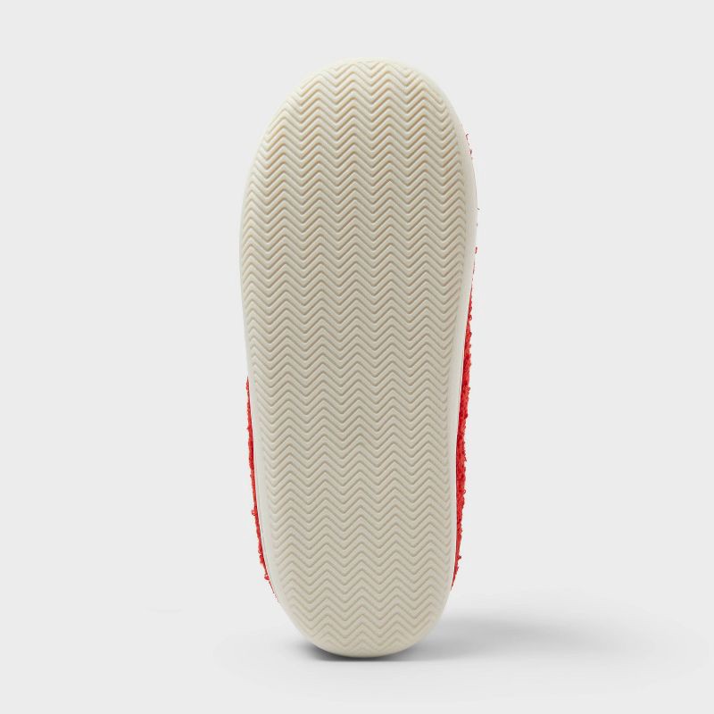 slide 4 of 5, Adult Cabin Crew Scuff Slippers - Wondershop™ Red L, 1 ct