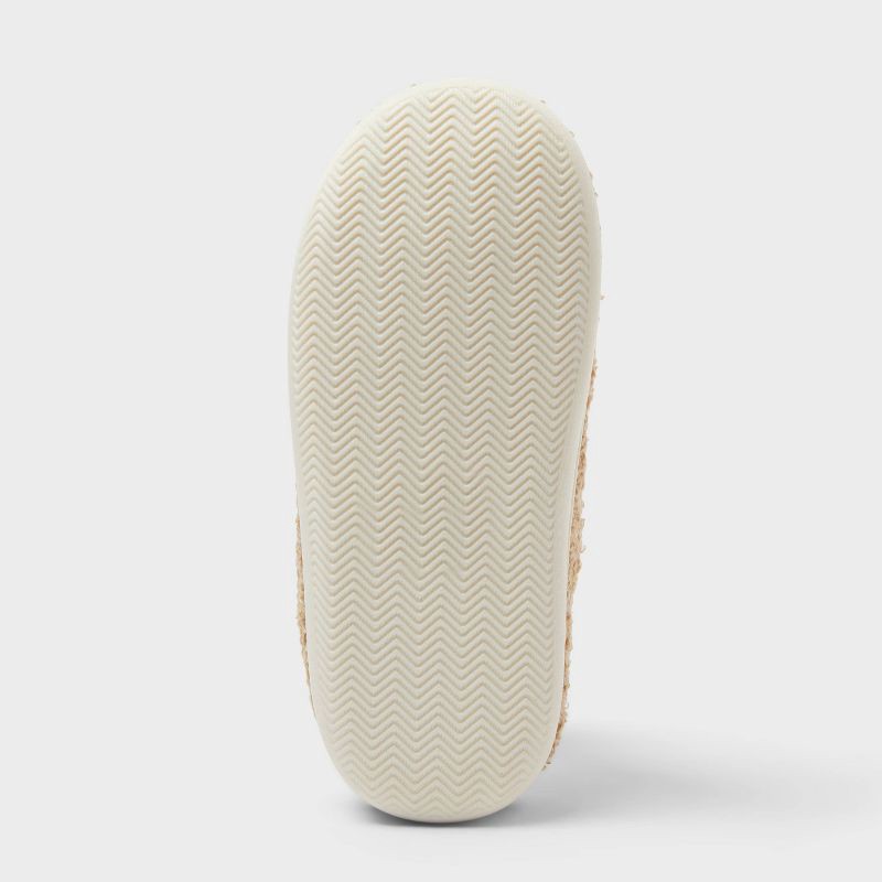 slide 4 of 5, Kids' Gingerbread Scuff Slippers - Wondershop™ Camel 6-7, 1 ct