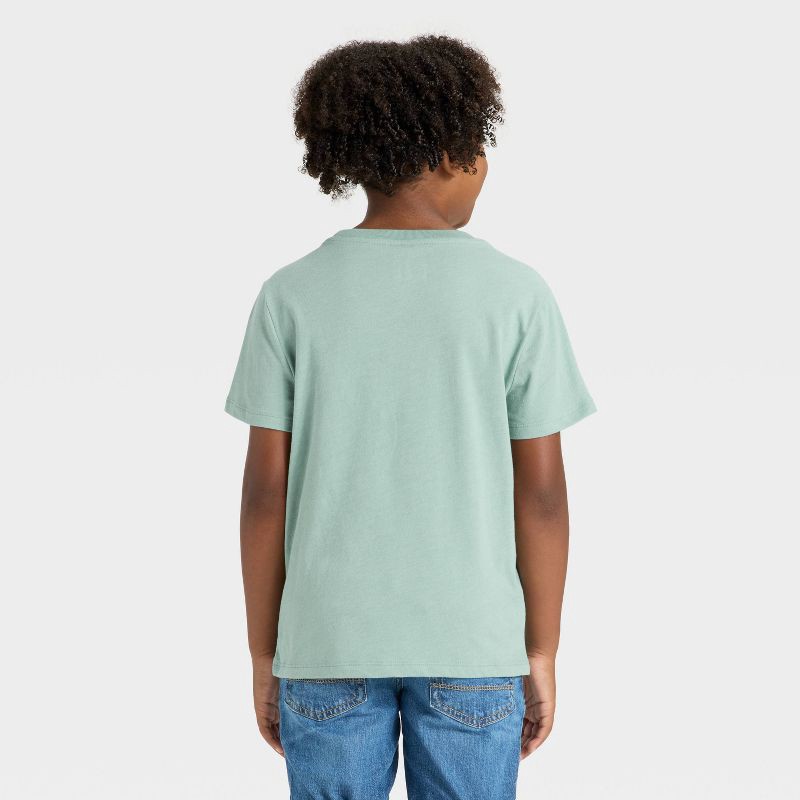 slide 3 of 4, Boys' Short Sleeve 'Cowboy Getup' Graphic T-Shirt - Cat & Jack™ Green XL, 1 ct