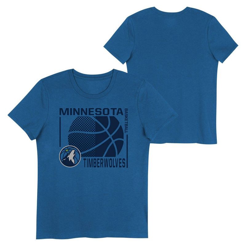 slide 1 of 3, NBA Minnesota Timberwolves Kids' Short Sleeve Crewneck T-Shirt - XL, 1 ct