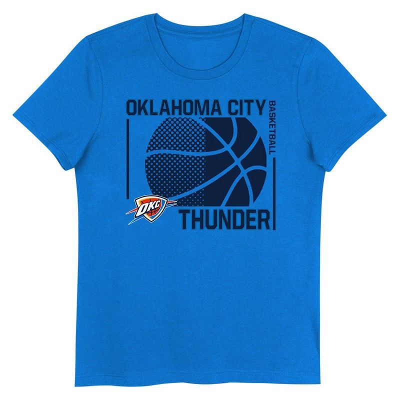 slide 2 of 3, NBA Oklahoma City Thunder Kids' Short Sleeve Crewneck T-Shirt - XL, 1 ct