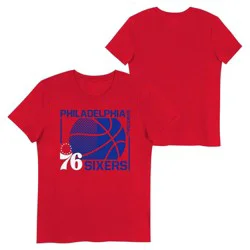 NBA Philadelphia 76ers Kids' Short Sleeve Crewneck T-Shirt - XS