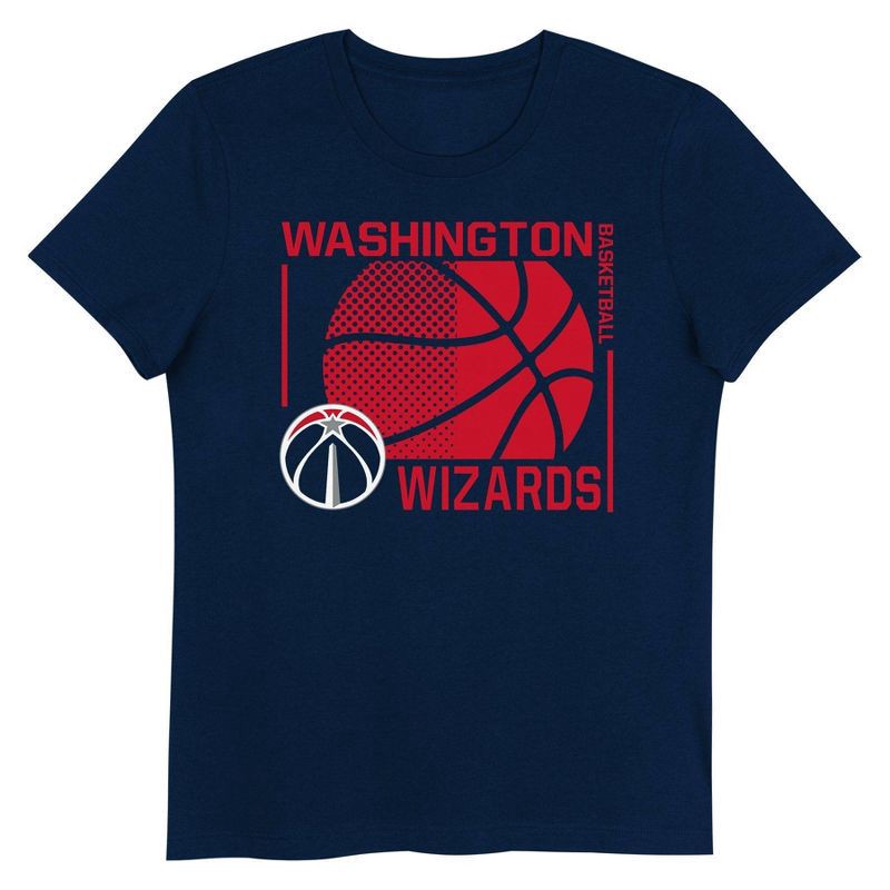 slide 2 of 3, NBA Washington Wizards Kids' Short Sleeve Crewneck T-Shirt - XS, 1 ct