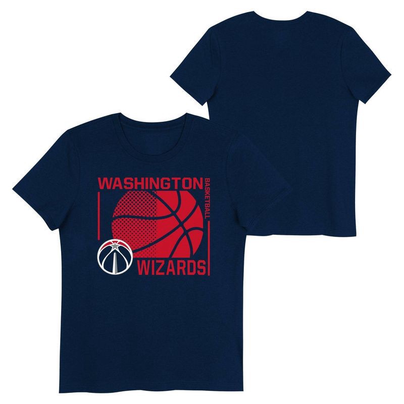slide 1 of 3, NBA Washington Wizards Kids' Short Sleeve Crewneck T-Shirt - XS, 1 ct
