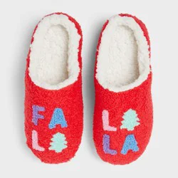 Women's Shona Santa Baby Scuff Slippers - Wild Fable™ Red XL 1 ct | shipt