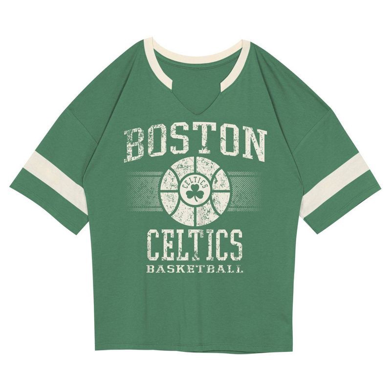 slide 2 of 3, NBA Boston Celtics Kids' Short Sleeve Fashion T-Shirt - XS, 1 ct