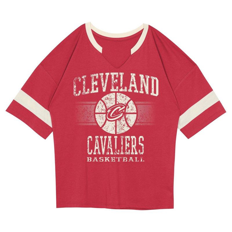 slide 2 of 3, NBA Cleveland Cavaliers Kids' Short Sleeve Fashion T-Shirt - S, 1 ct