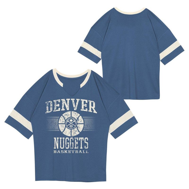 slide 1 of 3, NBA Denver Nuggets Kids' Short Sleeve Fashion T-Shirt - S, 1 ct