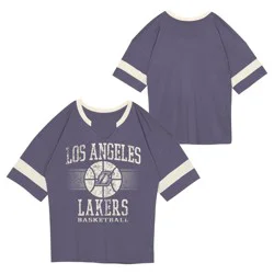 NBA Los Angeles Lakers Kids' Short Sleeve Fashion T-Shirt - L