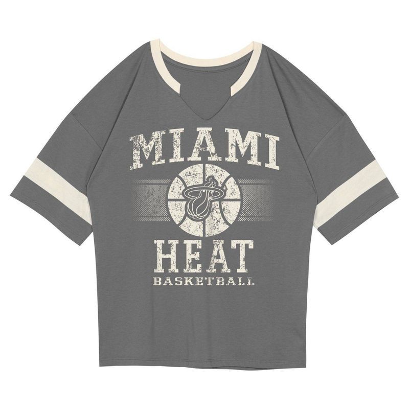 slide 2 of 3, NBA Miami Heat Kids' Short Sleeve Fashion T-Shirt - XS, 1 ct
