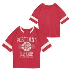 NBA Portland Trail Blazers Kids' Short Sleeve Fashion T-Shirt - L