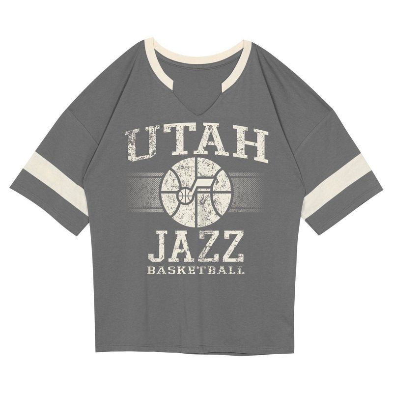 slide 2 of 3, NBA Utah Jazz Kids' Short Sleeve Fashion T-Shirt - L, 1 ct