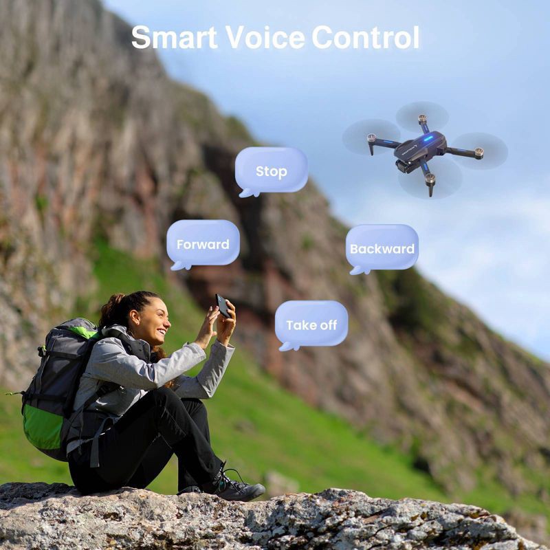 slide 8 of 8, Snaptain S5C Elite 2MP Camera Drone with Remote Control: Wi-Fi Video, Beginner Level, 1 ct